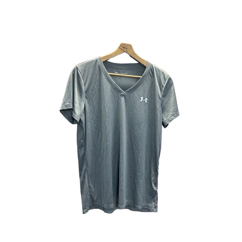 Under Armour Extra Large (XL) Grey V Neck Loose T-Shirt